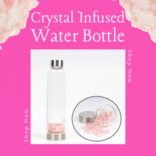 Load image into Gallery viewer, Crystal Infused Water Bottle