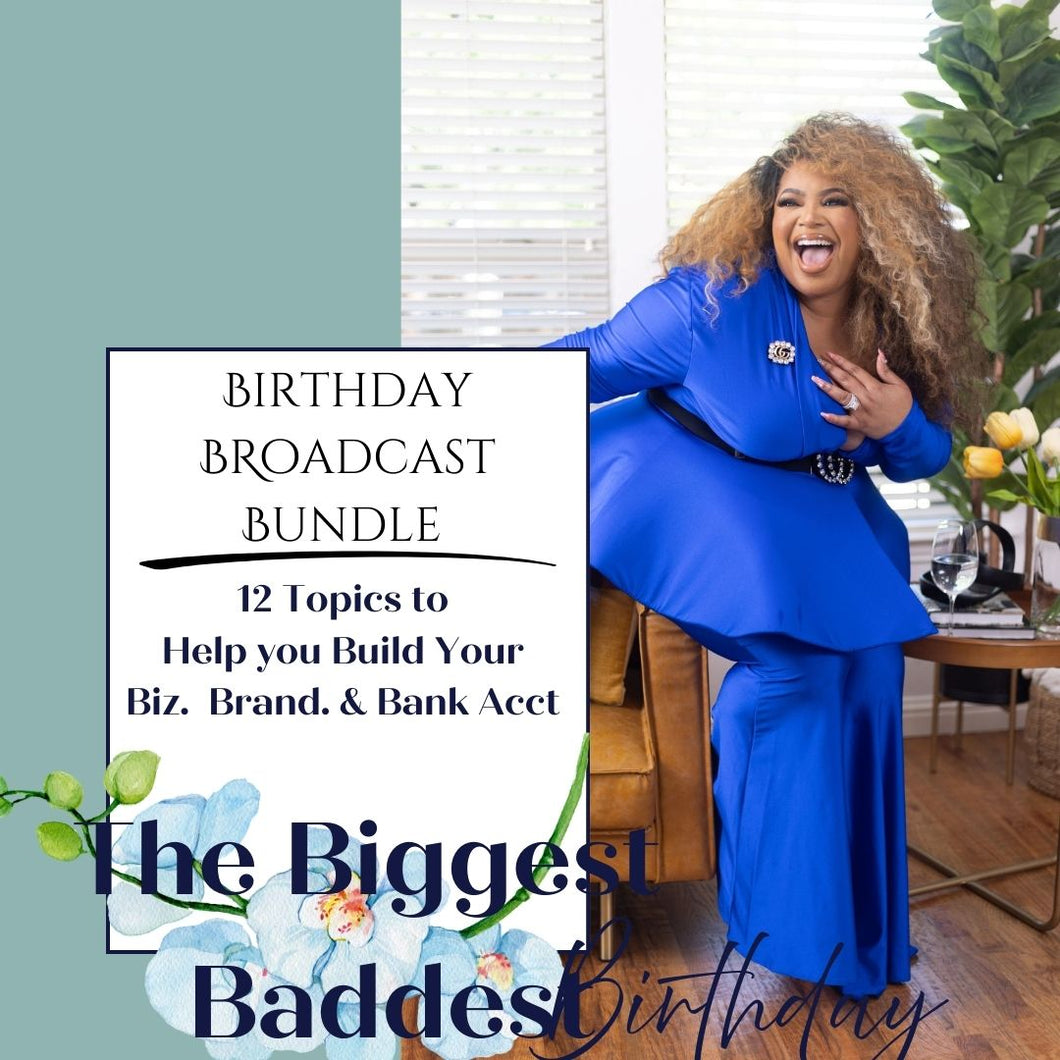 Birthday Broadcast Bundle