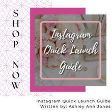 Load image into Gallery viewer, Instagram Quick Launch Guide
