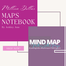 Load image into Gallery viewer, Million Dollar Maps Notebook

